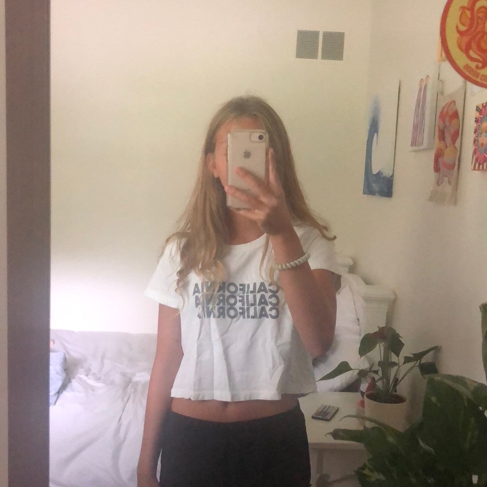 cropped california t shirt - Picture 3 of 3